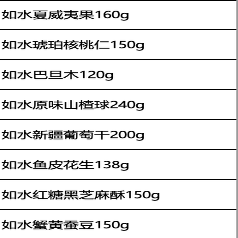 2025春节新品如水吉祥福坚果贵族礼盒5种坚果炒货+2种蜜饯果干+1种坚果酥