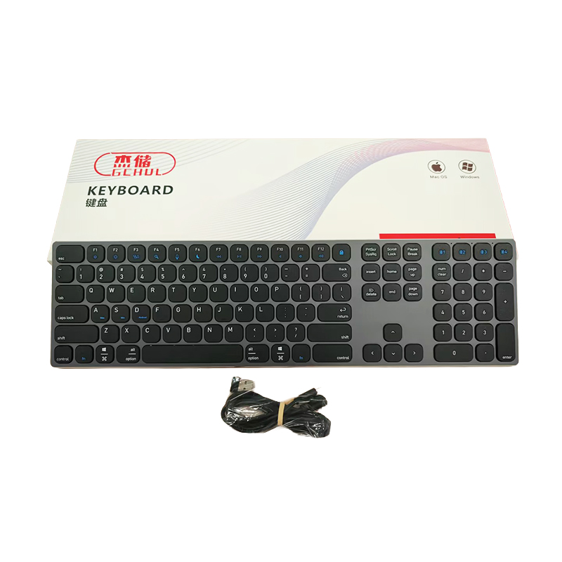 杰储(GCHUL) J220 有线 全铝合金 键盘 (计价单位:个) 黑色