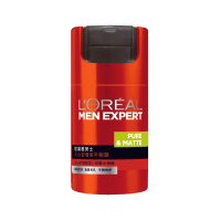 欧莱雅(LOREAL)水火组合 男士火山岩清痘平衡露50ml+赠水能润泽双效洁面膏50ml*2支中样(乳液)