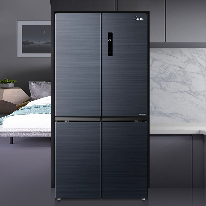 美的(Midea)652升 十字门冰箱 高端系列 智能杀菌一级能效 BCD-652WSPZM(E)