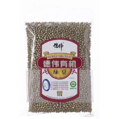 德伟有机绿豆(袋装400g)