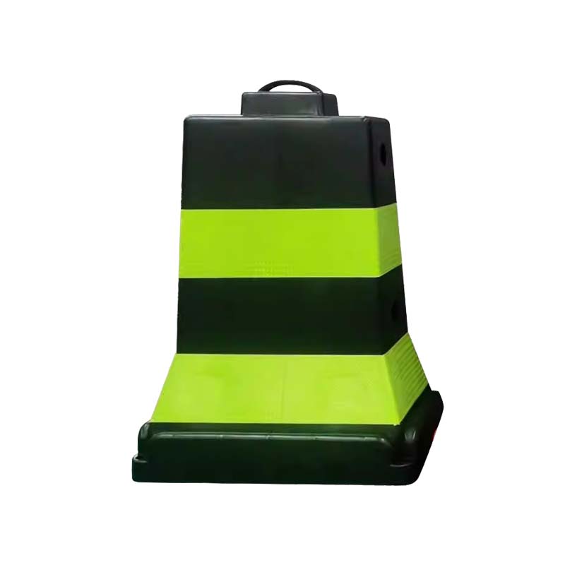 安虎 塑料隔离墩 黑绿-60*40*85cm 个高清大图