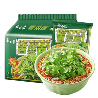 白象香菜面泡面香菜方便面[5连包]整箱批发速食面超香香菜味袋装面新品