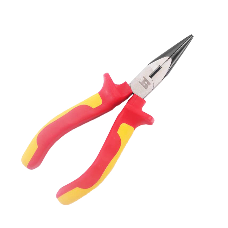 波斯(BOSI)VDE绝缘耐压尖嘴钳(8“/200mm BS600005)把高清大图
