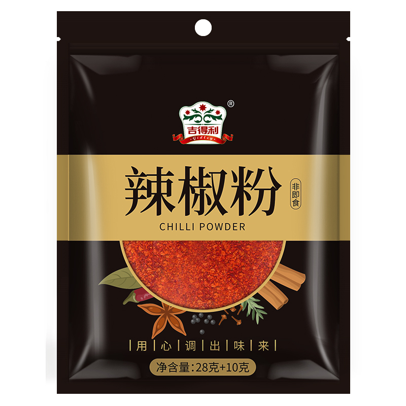 吉得利 辣椒粉 辣椒面泡菜调料28g*5