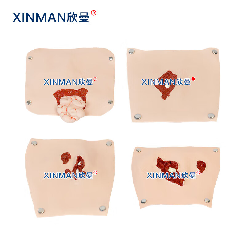 欣曼科教 伤情呈现模拟器材 创伤评估模块 16部件XM-SQ16高清大图