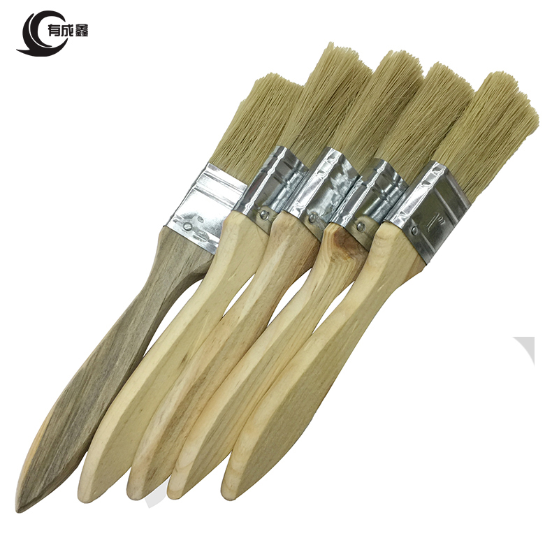 有成鑫 猪毛刷子直柄刷 1寸 把高清大图