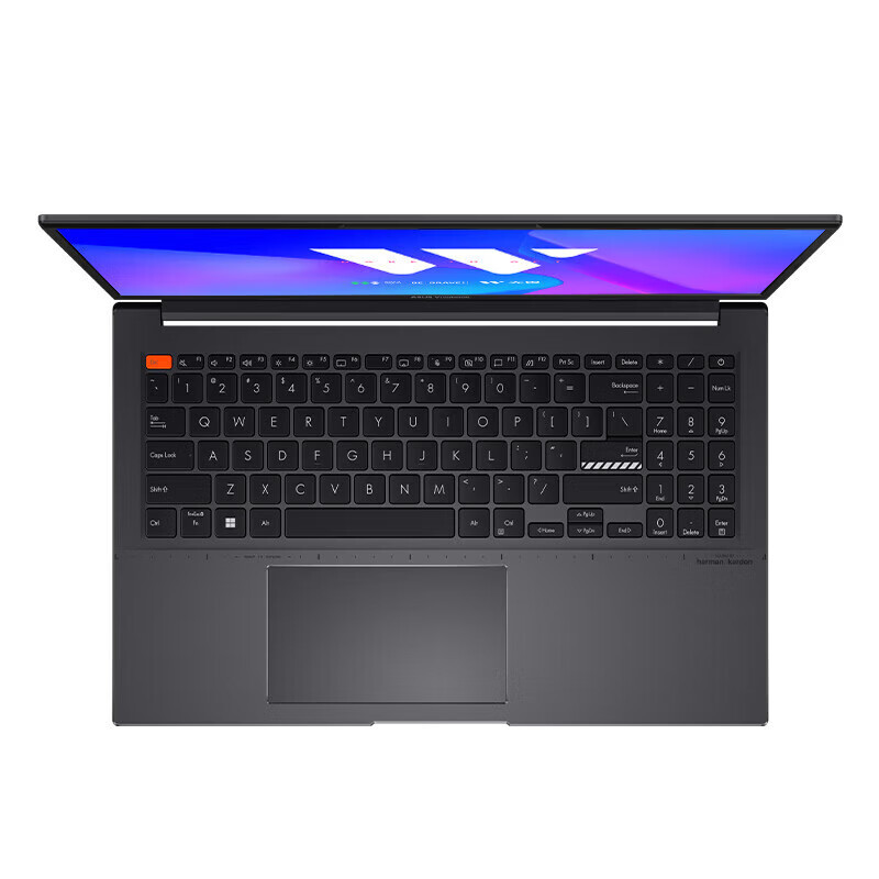 华硕(ASUS)无畏15i 2022年 全新12代英特尔酷睿i5 15.6英寸轻薄大屏办公学生笔记本电脑 定制(I5-12500H 16G 1TB 2.8K 莱茵护眼)黑色