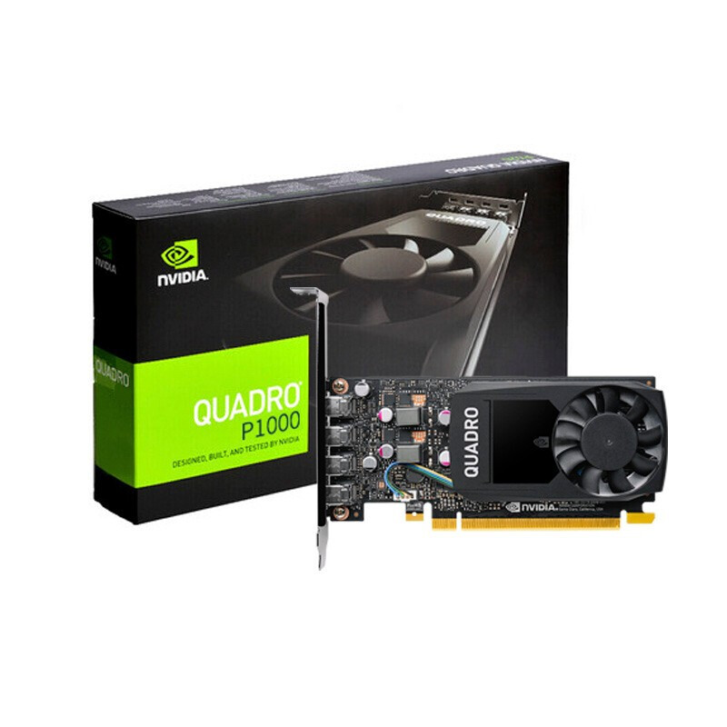 丽台(LEADTEK)NVIDIA P1000 4G GDDR5 建模/绘图/美工设计专业图形显卡影视后期视频剪辑 原厂盒装高清大图