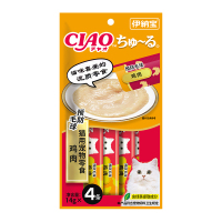 日本伊纳宝ciao啾噜猫条宠物猫咪妙好营养罐头幼猫猫零食主食猫条 100支（25包） 鸡肉(控制毛球配方)