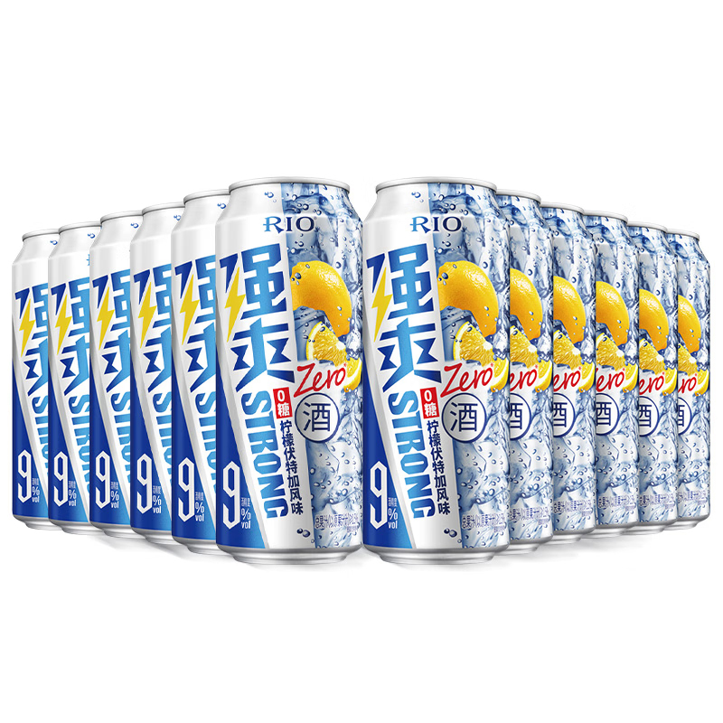 rio强爽8度零糖柠檬伏特加风味鸡尾酒预调酒