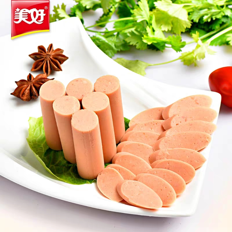 [苏宁易购超市]美好 火腿肠 川肉王火腿肠 50g*10支 袋装