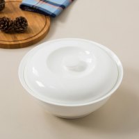 斯凯绨(Sky Top) 餐具套装陶瓷骨瓷碗盘碟筷纯白46头