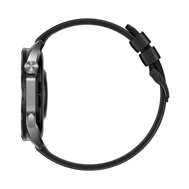 [二手95新]华为手表Watch GT4 46mm 曜石黑 黑色氟橡胶表带血氧心率体温监测仪蓝牙电话微信智能手表