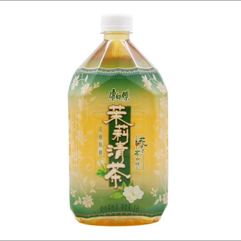 康师傅水蜜桃鲜果橙冰红茶茉莉蜜茶冰糖雪梨1000ml*2瓶饮料 鲜果橙4瓶
