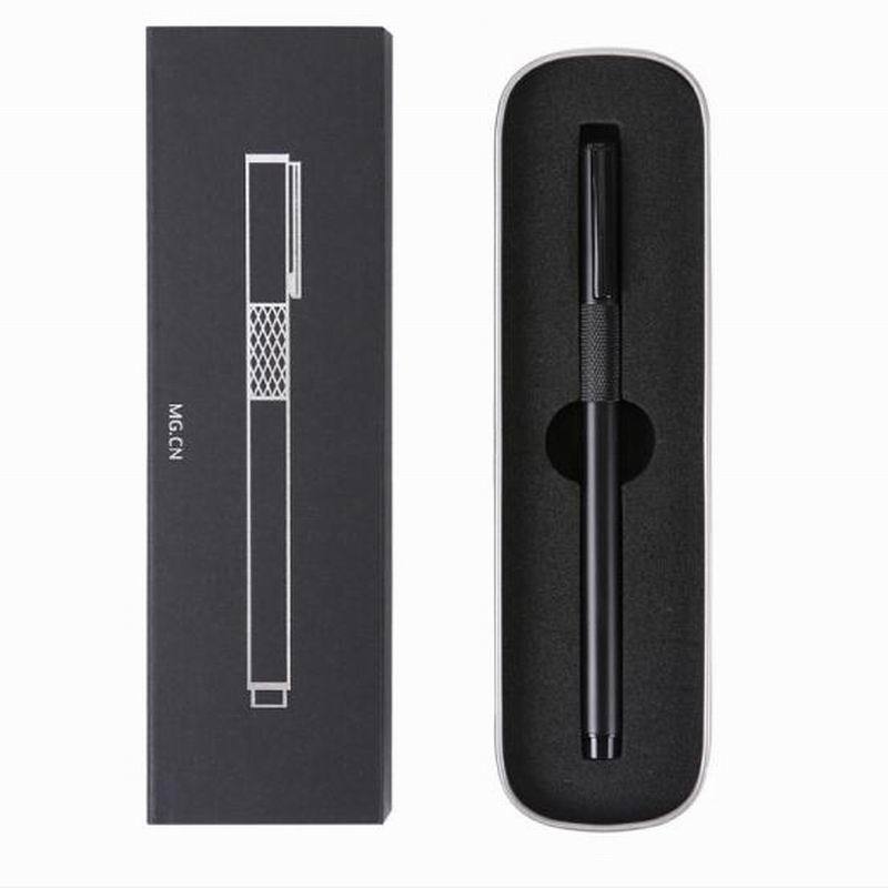 LTSM 晨光(M&G)AFPY1701优品系列EF/明尖黑色金属钢笔商务墨水笔 单支装