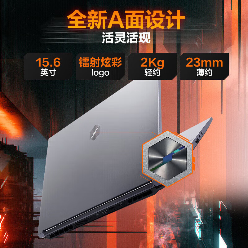 机械革命(MECHREVO)蛟龙15K 15.6英寸商务办公 电竞游戏本笔记本电脑(锐龙R7-7435H 16G内存 512GB固态 RTX3050 144HZ 窄边框高刷屏)高清大图