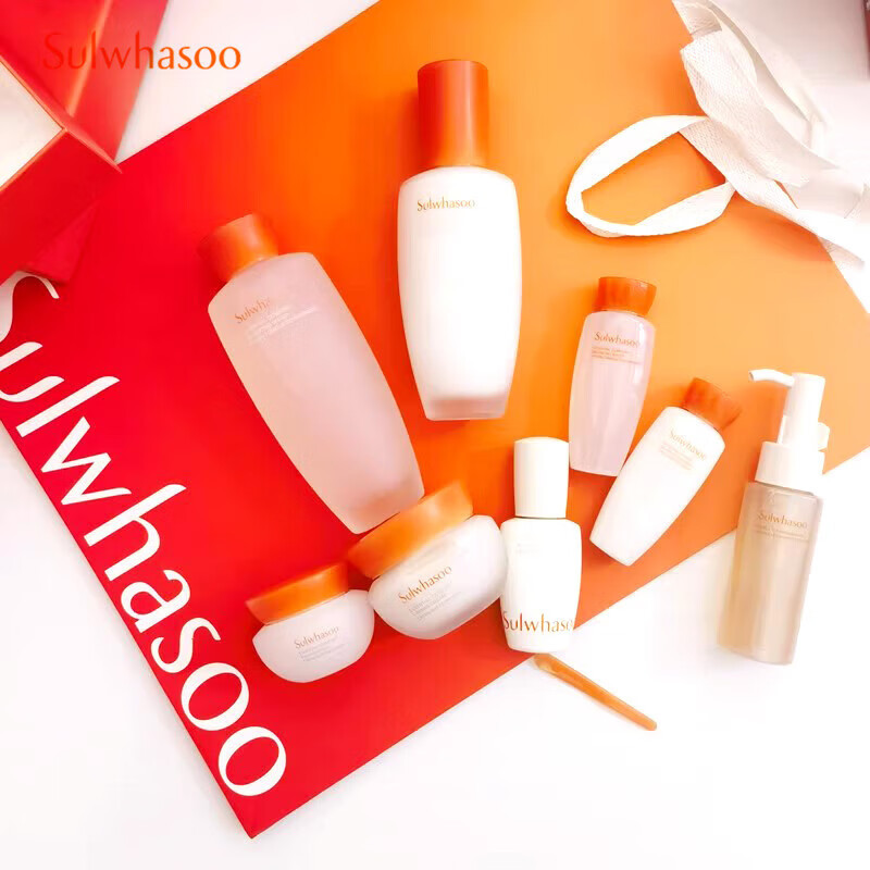 雪花秀(Sulwhasoo)全明星套装滋盈肌本舒活润颜焕光贵妇水乳三件套焕光水乳精华套盒护肤套装补水专柜版 护肤品礼盒高清大图