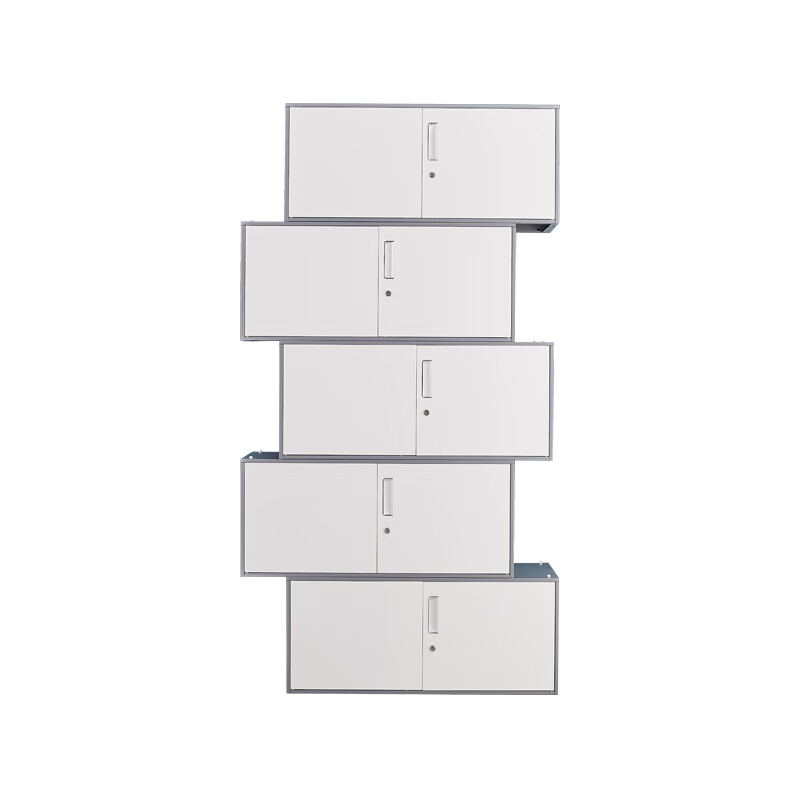 [企诺]文件柜 QNGA09FO-06LPA 900×400×1950mm 钢制 组高清大图