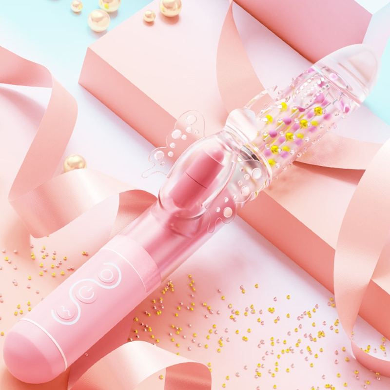 谜姬(Mizz Zee)转珠伸缩震动棒全自动伸缩旋转摇摆炮机仿真阳具振动AV棒跳蛋女用自慰器成人情趣女性系列用品