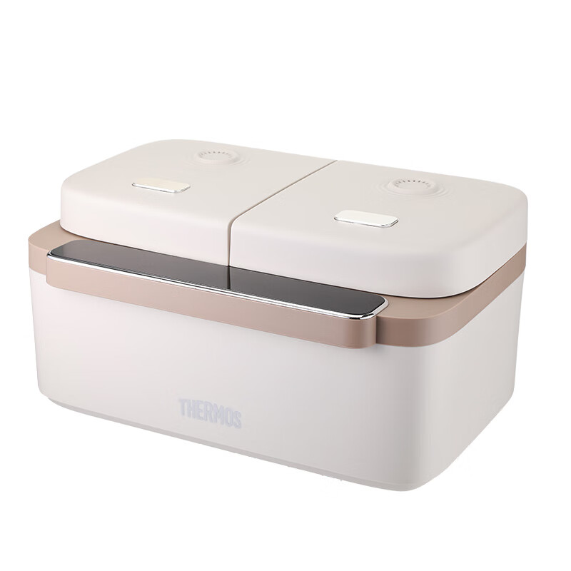 THERMOS膳魔师多功能双胆饭煲800W(400W+400W) EHA-4124E小功率预约功能智能