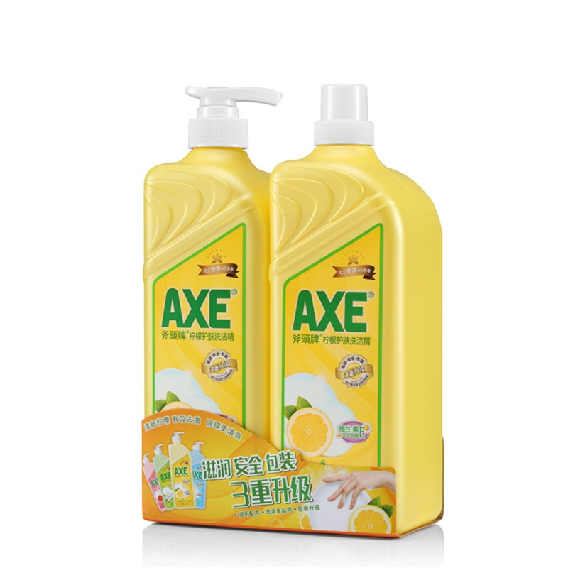 斧头牌(AXE)柠檬护肤洗洁精1.18kg*2+花茶护肤洗洁精1.18kg*2