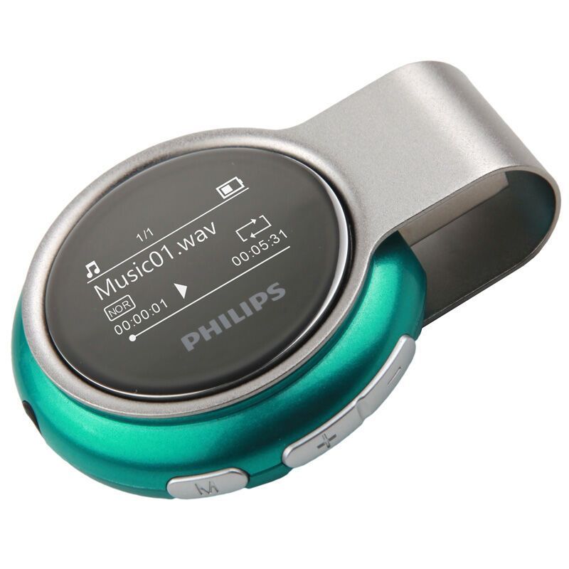 飞利浦(Philips) 8GB 运动计步 MP3播放器 SA5608 绿色(单位:个)