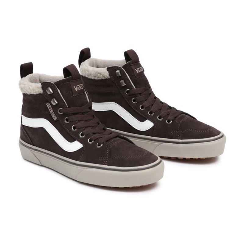 VANS女鞋冬季休闲鞋侧毛保暖百搭经典系带帆布鞋高清大图