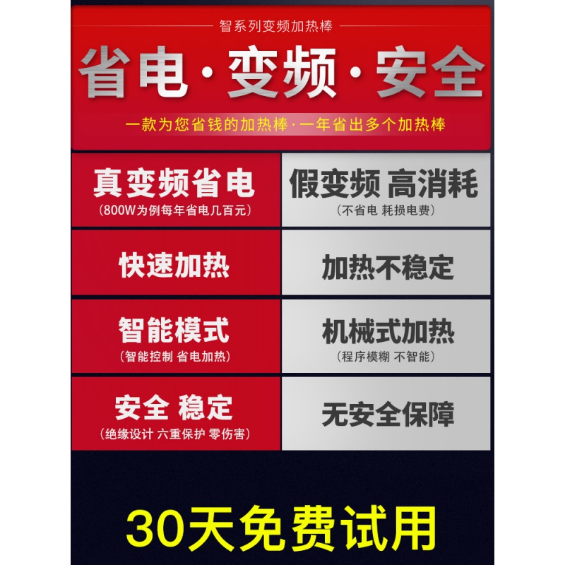 老鱼匠鱼缸加热棒自动恒温省电热带鱼加温棒节能小型加温器高清大图