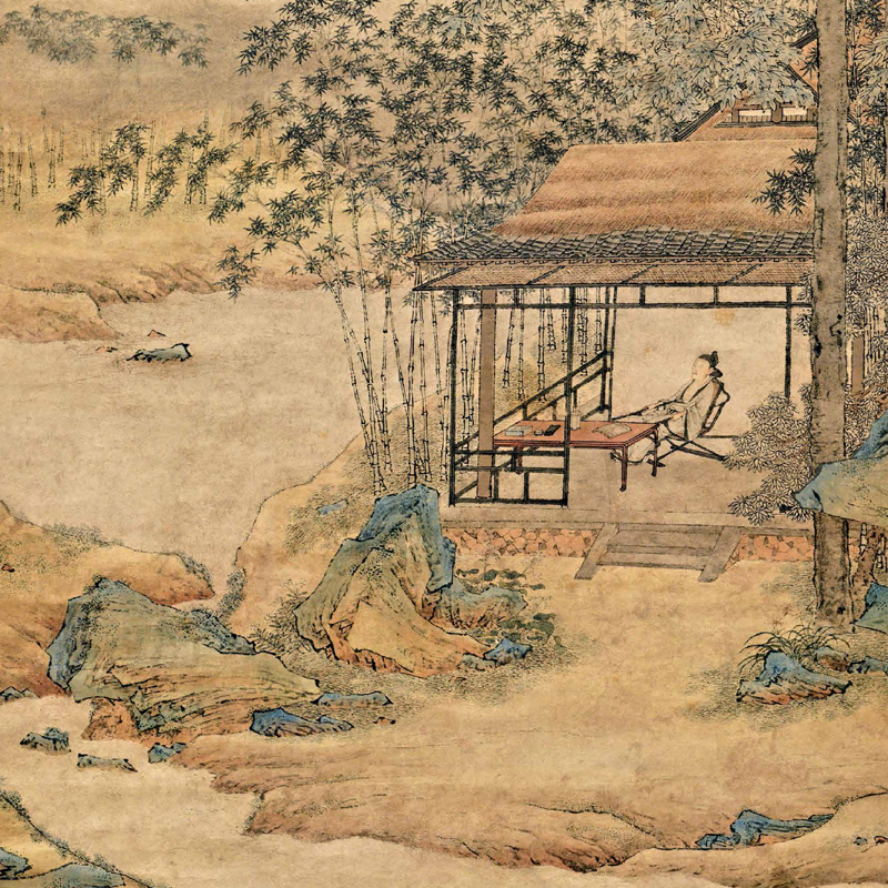 [正版]5册中国画教学大图临摹范本 明 仇英 安徽美术出版社高清大图