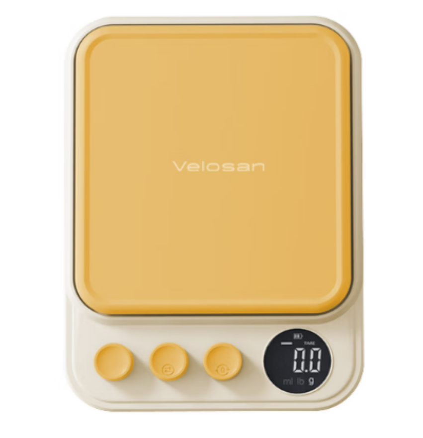 温仑山Velosan高精度厨房秤一键去皮大屏幕简约轻奢设计高清大图