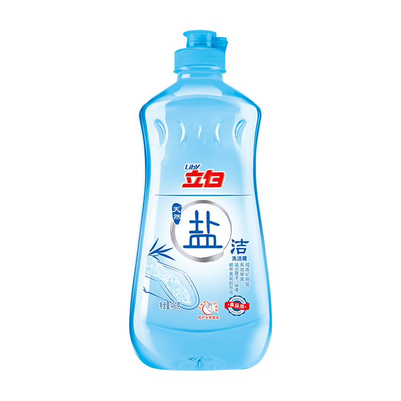 立白 盐洁精洗洁精 洗涤灵浓缩型不伤手460g/瓶 16瓶/箱(单位:箱)