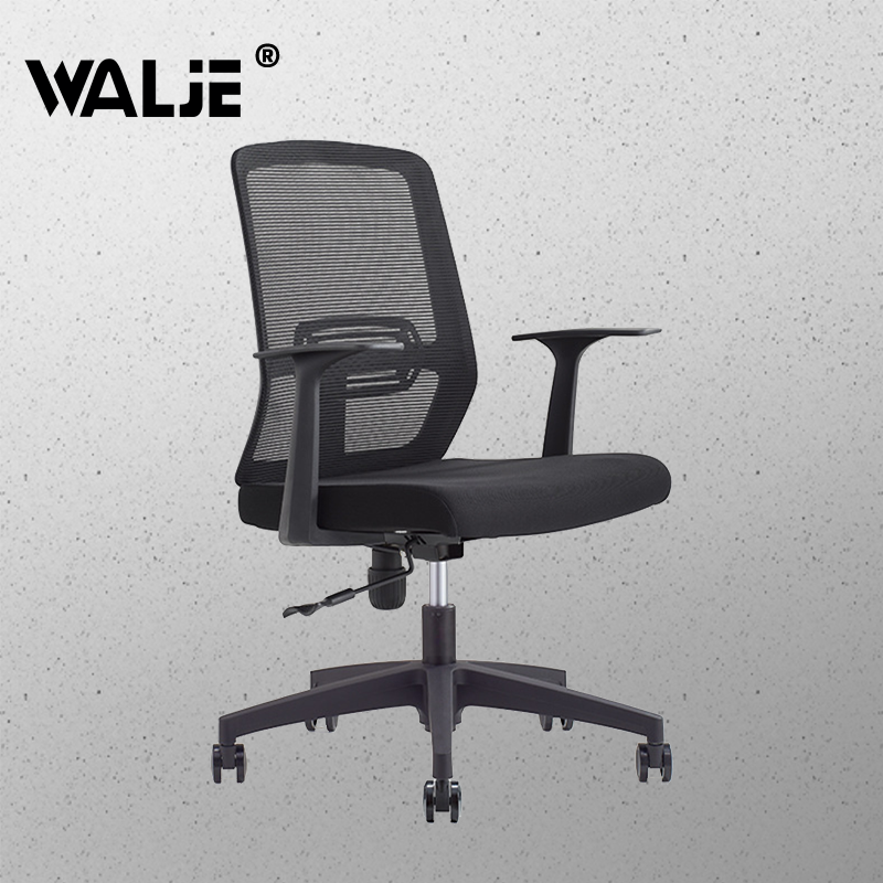 walje000253办公椅弓形职员椅接待洽谈型电脑椅