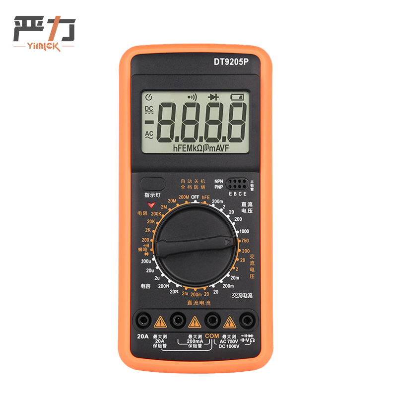 严力YIMLEK 万用表 DT9205P台高清大图