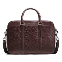 COACH蔻驰 新品牛皮男士时尚拉链式商务休闲斜挎包 单肩包 精品男包 71798