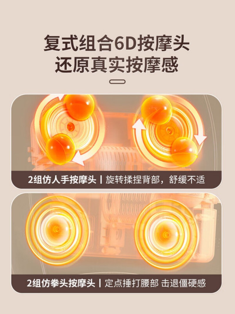 安又可肩颈按摩器智能揉捏热敷按摩仪多功能便携护颈仪