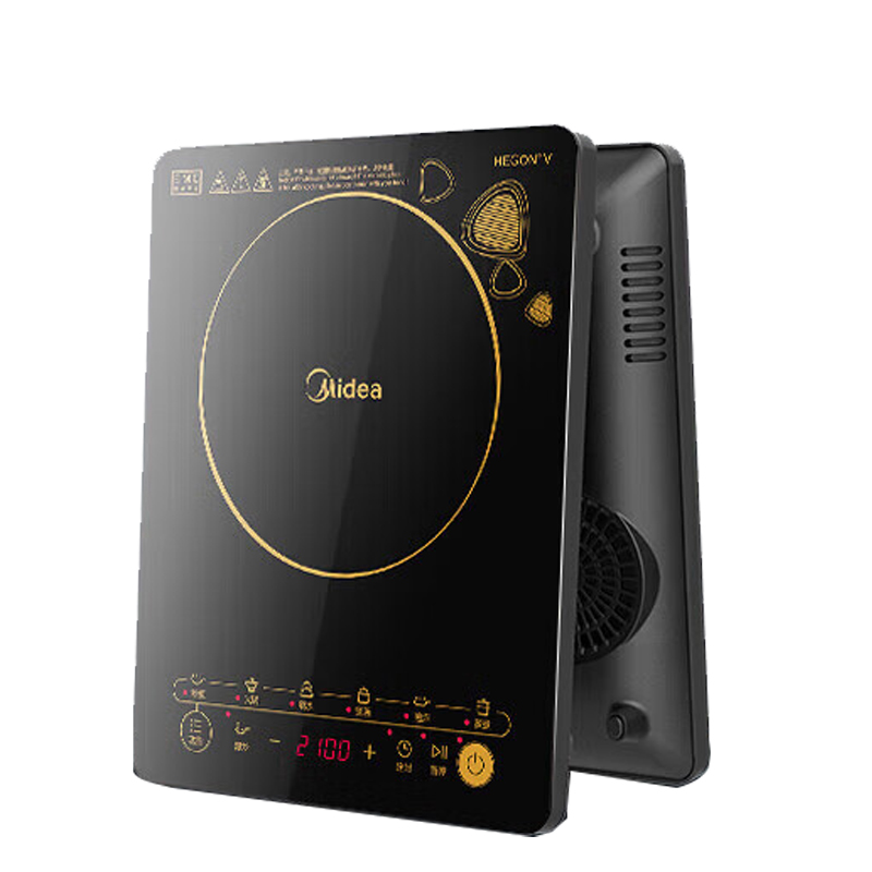 美的(Midea)电磁炉 家用多功能大功率一键爆炒电磁灶火锅一体电炒锅 WK2102T