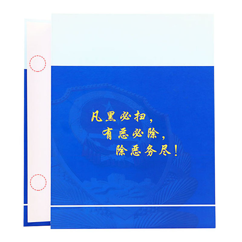 诚信东方 扫黑除恶专项斗争档案盒 5.5CM 硬板档案盒 10只装 支持定制