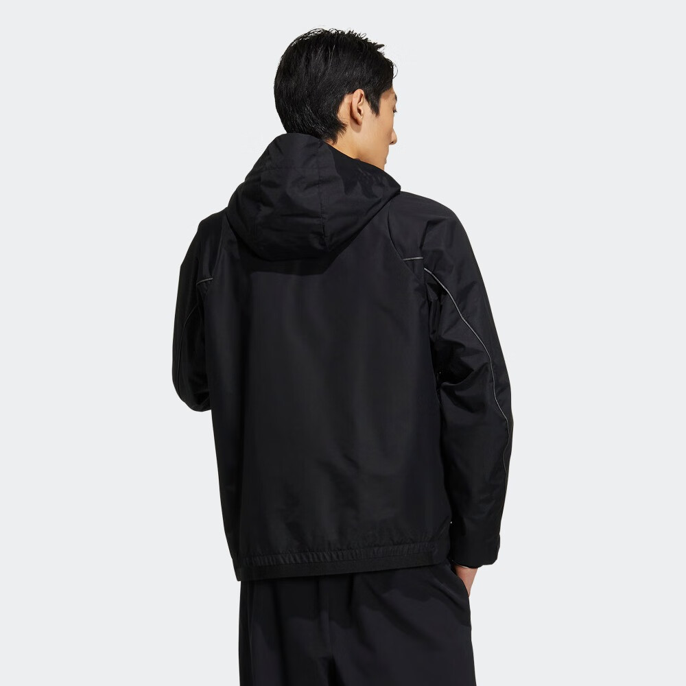 阿迪达斯 （adidas）春季男子运动休闲夹克外套HY5831黑色高清大图