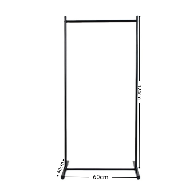 攸形晾衣架60*40*124cm个高清大图