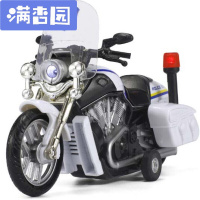 舒弗(LACHOUFFE)黑猫警长玩具儿童合金摩托车声光版淘白猫班长玩偶