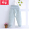 可莉允宝宝三层保暖开裆表里长裤子婴儿童0123岁无骨缝制高腰护肚裤保暖裤
