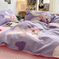 北极绒甜甜兔四件套BJRJ212 被套200x230cm 床单230x230cm 枕套48x74cm*2