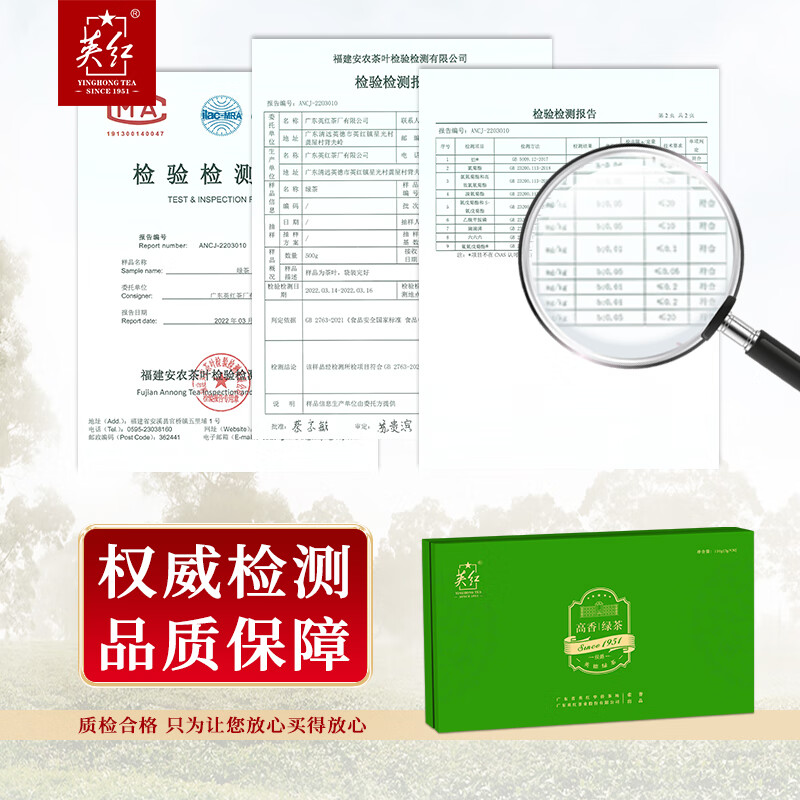 英红·侯爵高香绿茶礼盒150克 (5克*30泡/盒)高清大图