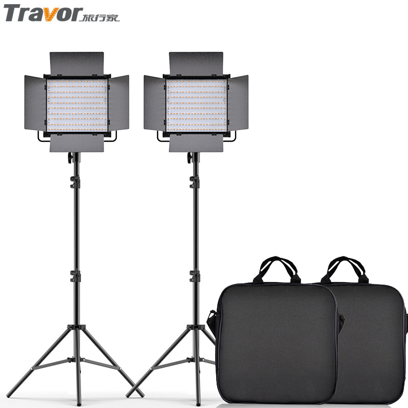打光灯专业室内人像拍摄灯拍摄影视灯套装大功率双色温夜景拍摄两件套