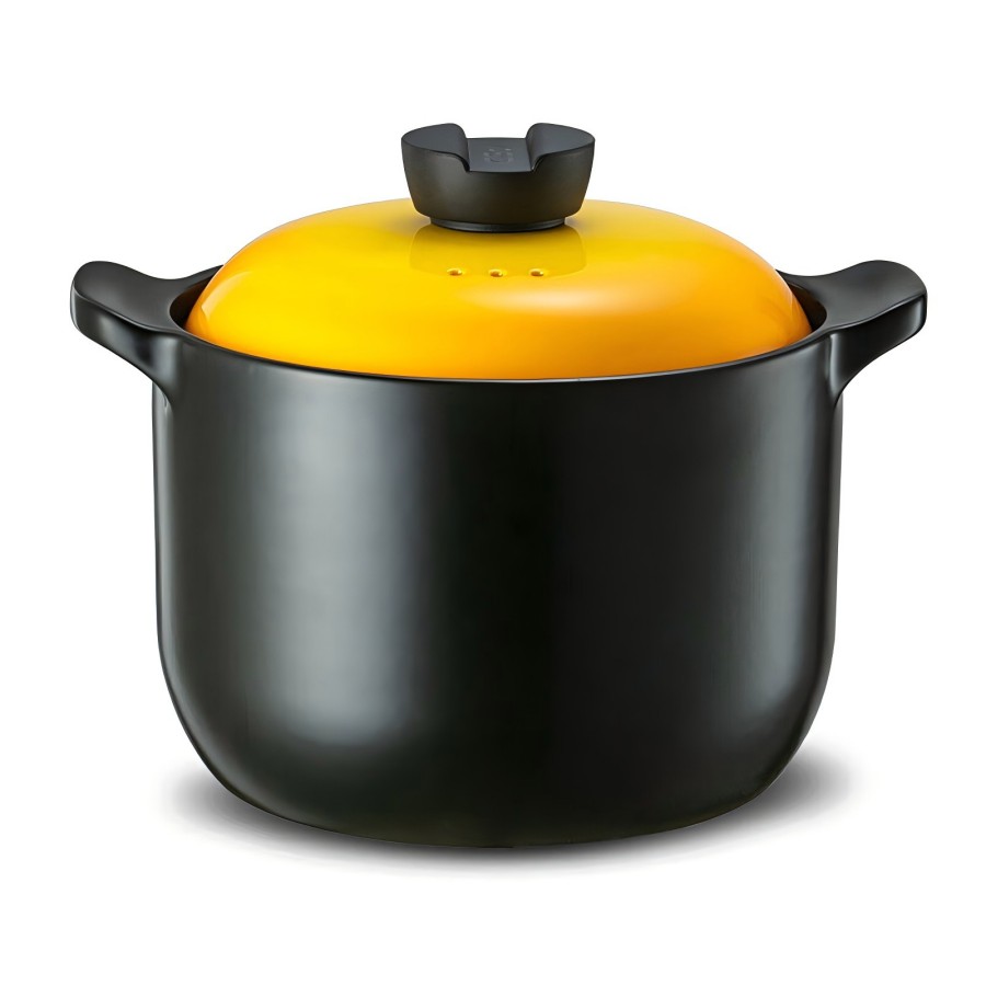 爱仕达甄陶Ⅲ系列浅汤煲·蜜黄RXC45B3Q 4.5L高清大图