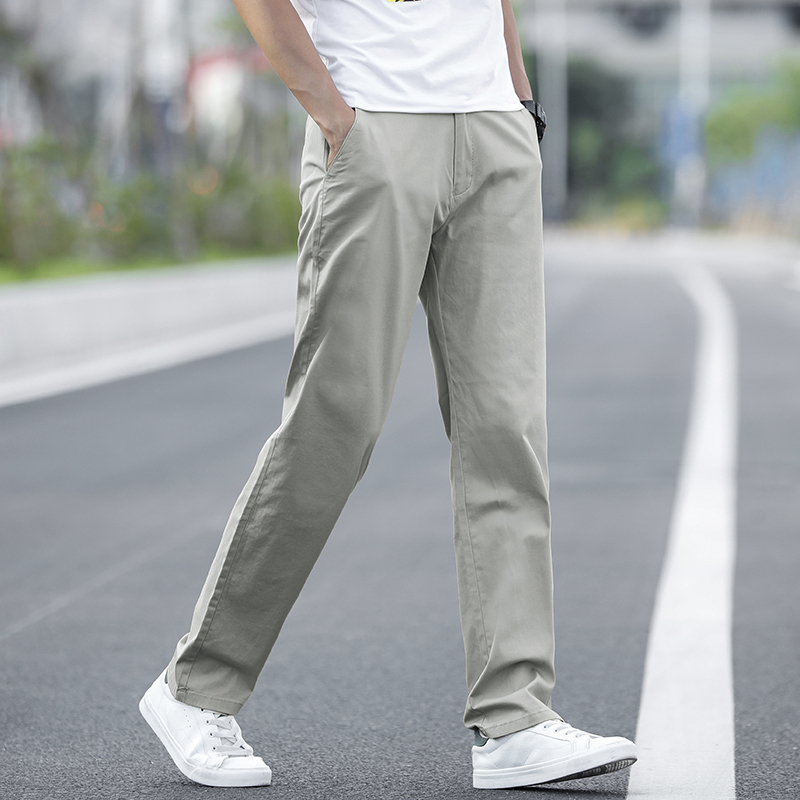 新款男士休闲裤男长裤宽松直筒裤夏季男裤工裤韩版潮流百搭帅气