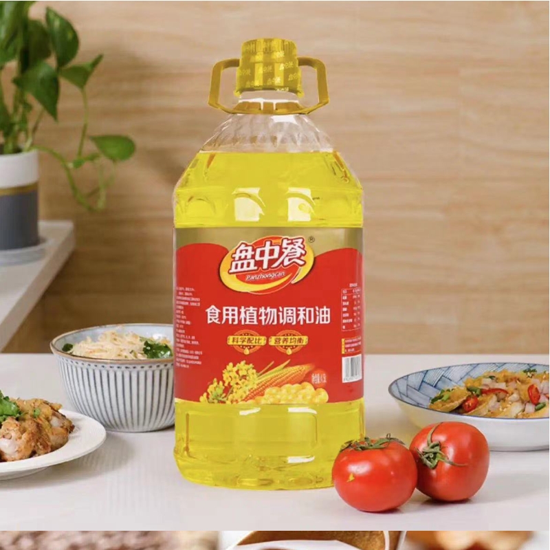 盘中餐 植物调和油 4.5L/桶高清大图