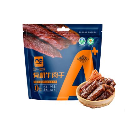 旭一健坤有机牛肉干原味228g