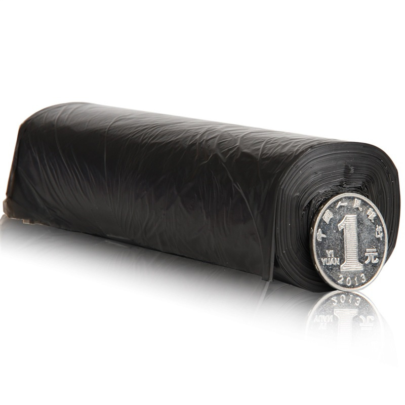 得力(deli)33067点段式办公生活加厚垃圾袋45*55cm 黑色3卷(90只)